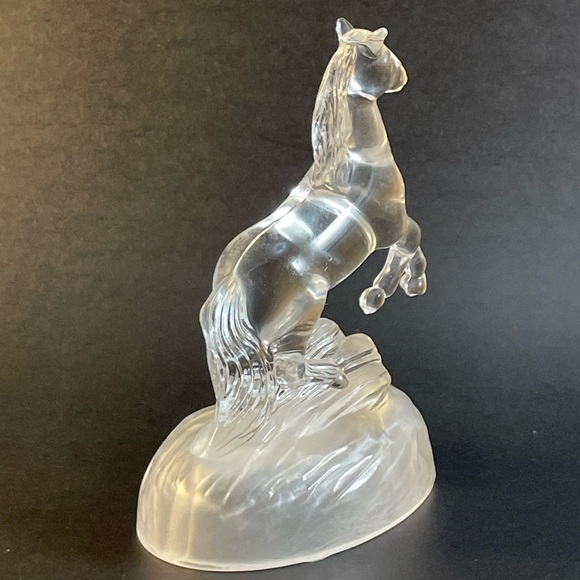 Crystal D’Arques Horse Figurine Clear Glass - Picture 9 of 14